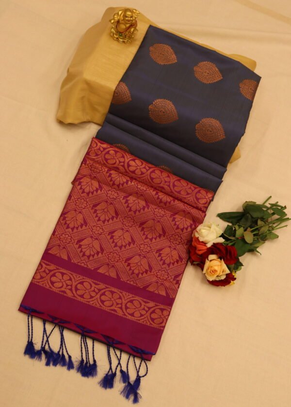PNSS-04 Soft Silk Videt Saree