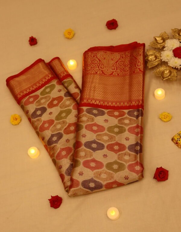 PNSB-01 Colourfull Banarasi Saree