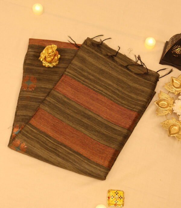 PNJC-01 Green Tissue Cotton Saree