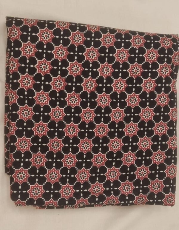 PNFAB-19 Black Red Buttas / 1mtr